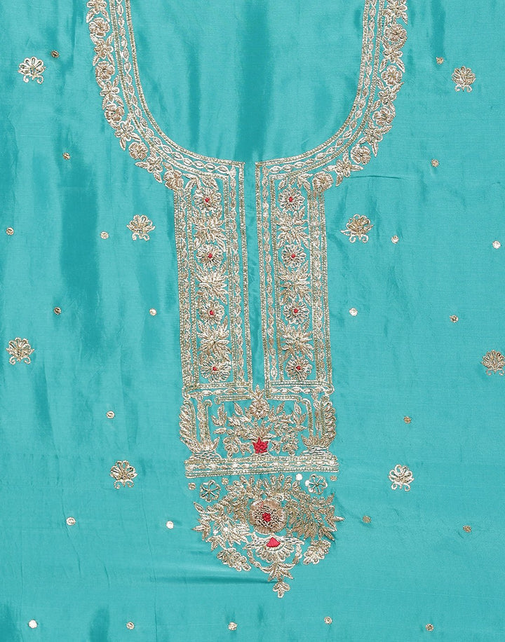 MBZ Meena Bazaar-Handloom Embroidered Suit Set