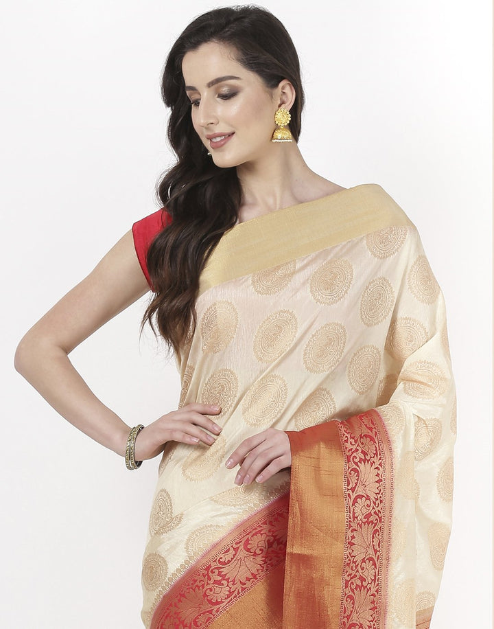 MBZ Meena Bazaar-Art Handloom Saree