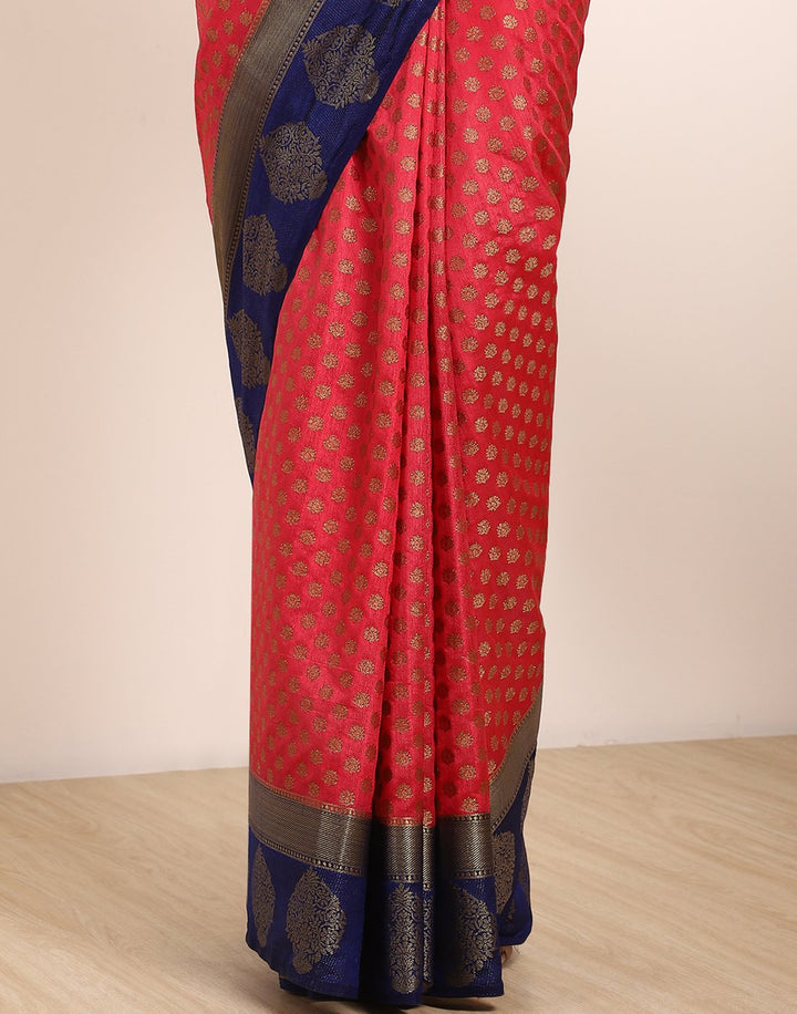 MBZ Meena Bazaar-Rani Art Handloom Saree