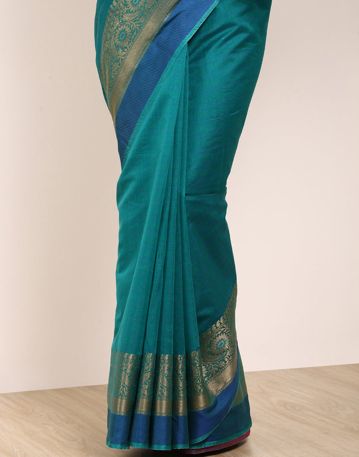 MBZ Meena Bazaar-Rani Cotton Woven Saree