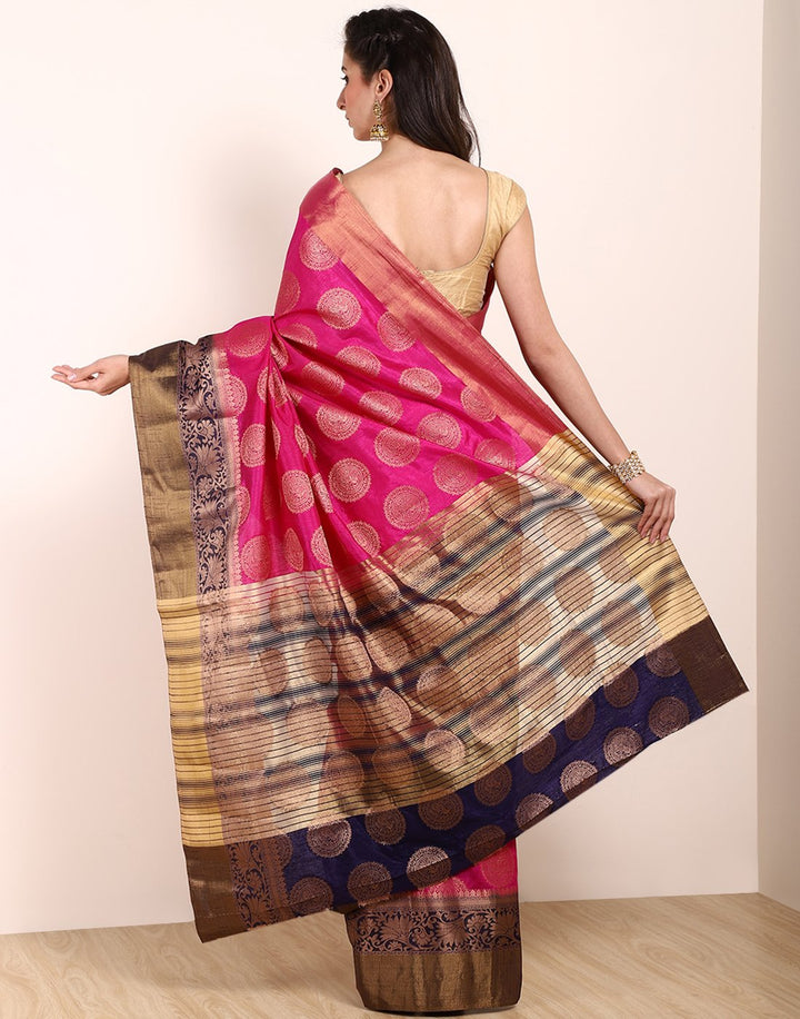 MBZ Meena Bazaar-Art Handloom Saree