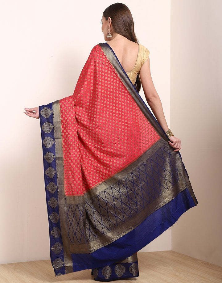 MBZ Meena Bazaar-Rani Art Handloom Saree