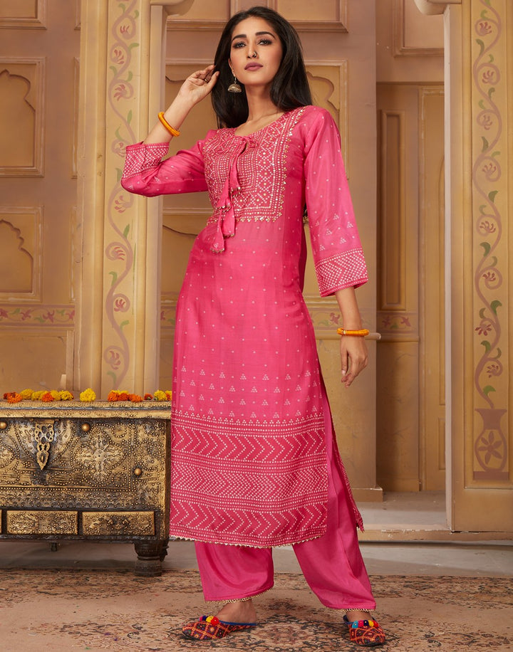 MBZ Meena Bazaar-Rani Cotton Kurti