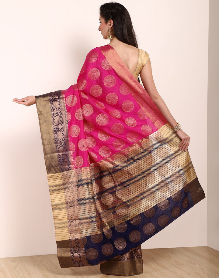 MBZ Meena Bazaar-Art Handloom Saree