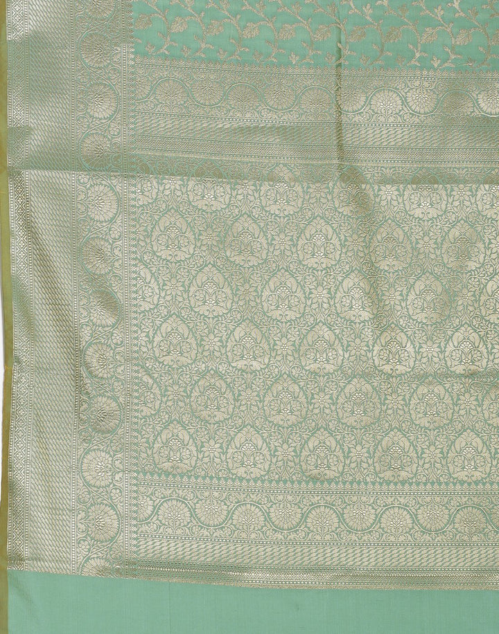 MBZ Meena Bazaar-Rani Banarasi Art Handloom Saree