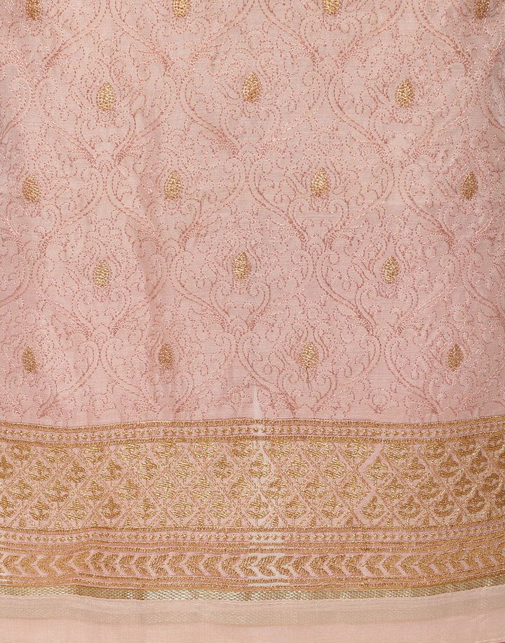MBZ Meena Bazaar-Embroidered Chanderi Suit Set
