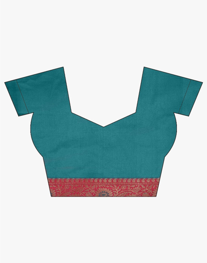 MBZ Meena Bazaar-Rani Cotton Woven Saree