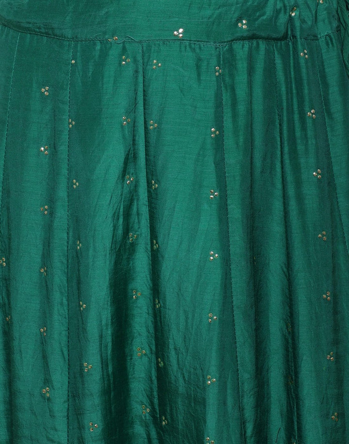 MBZ Meena Bazaar-Red Georgette Stitched Laacha