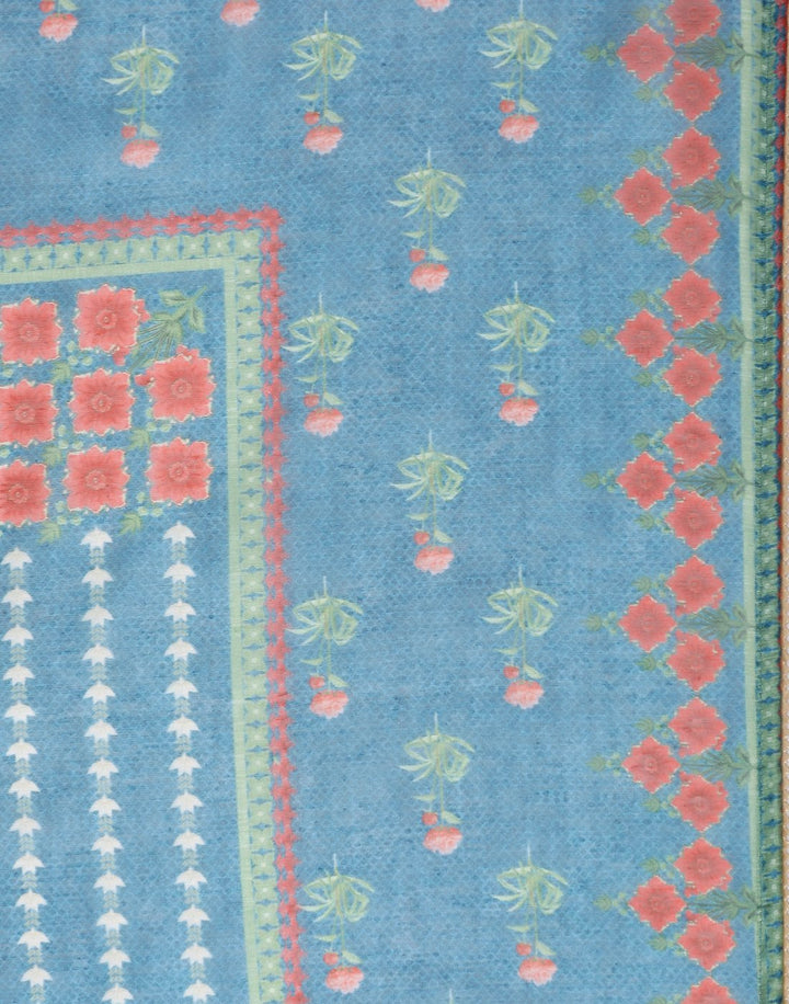 MBZ Meena Bazaar-Chanderi Suit Set with Chanderi Printed Dupatta