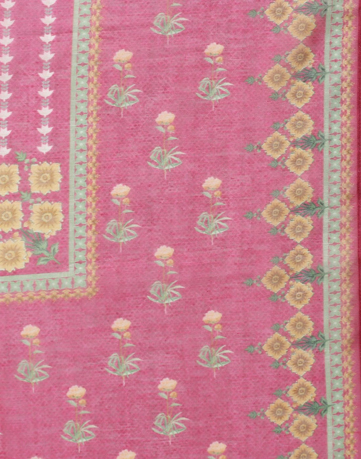 MBZ Meena Bazaar-Chanderi Suit Set with Chanderi Printed Dupatta