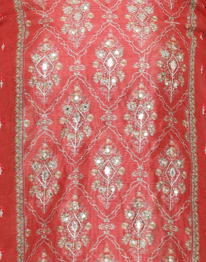 MBZ Meena Bazaar-Embroidered Chanderi Suit Set