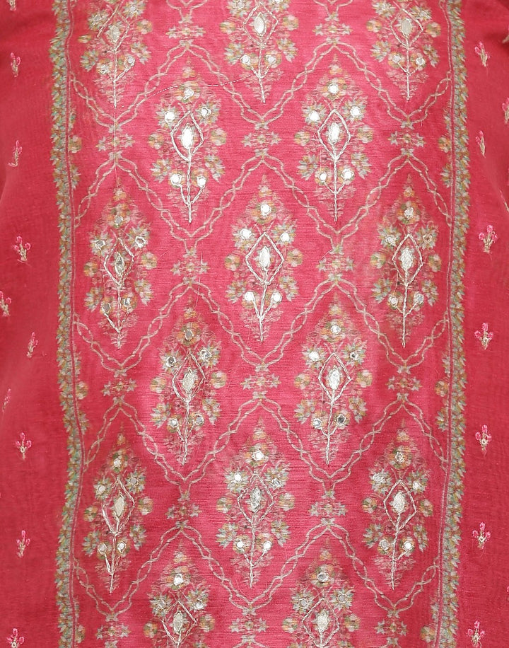 MBZ Meena Bazaar-Embroidered Chanderi Suit Set