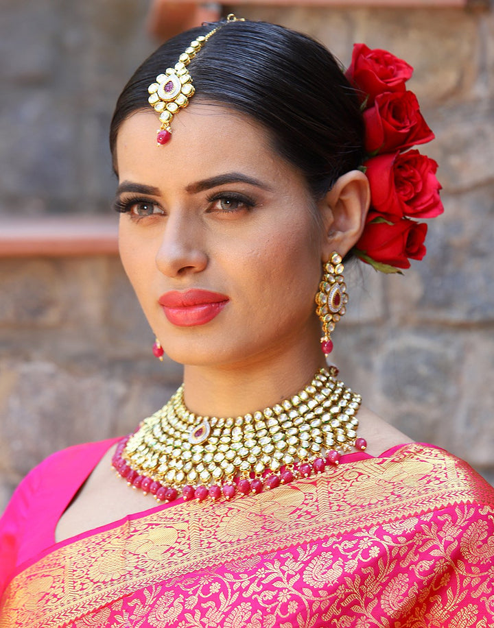 MBZ Meena Bazaar-Beautiful Kundal Bridal Set
