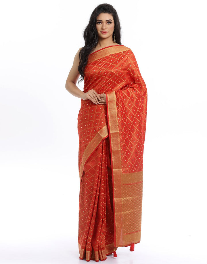 MBZ Meena Bazaar-Art Handloom Saree