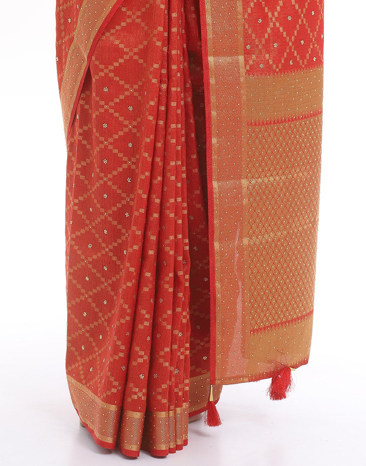 MBZ Meena Bazaar-Art Handloom Saree