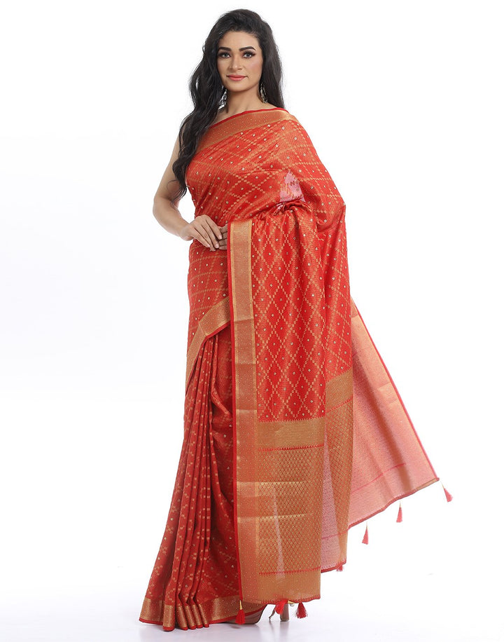 MBZ Meena Bazaar-Art Handloom Saree