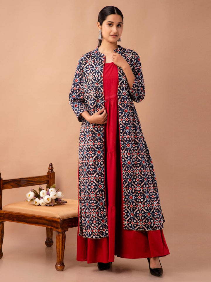 Printed Cotton Double Layered Kurta
