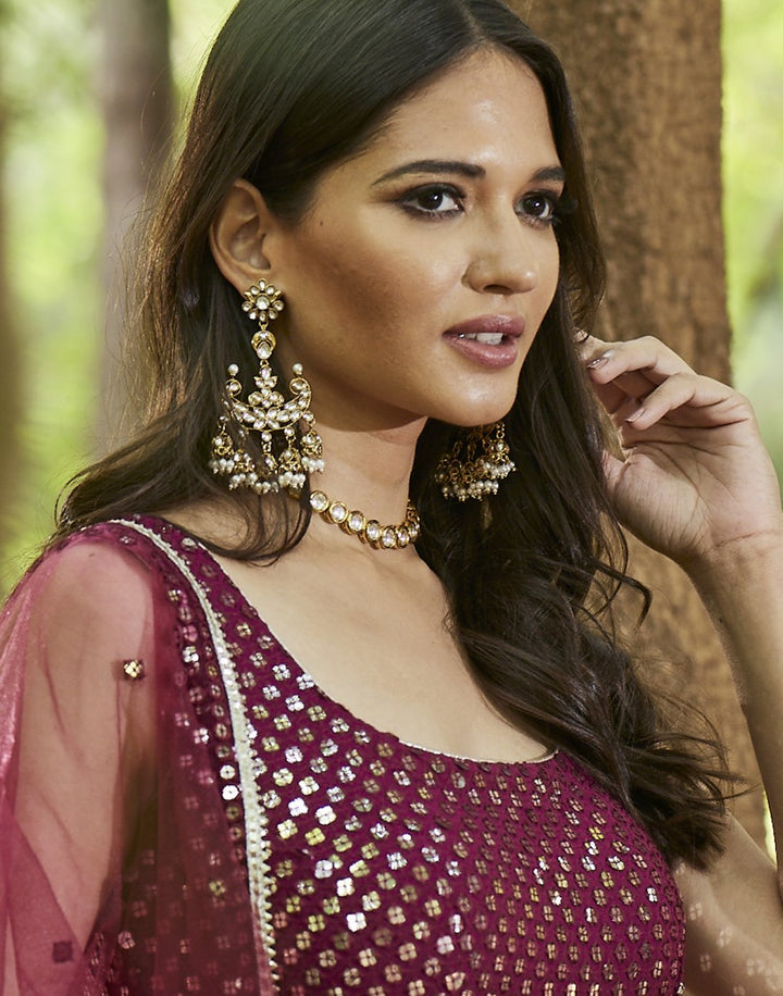 MBZ Meena Bazaar-Beautiful Stone Earrings