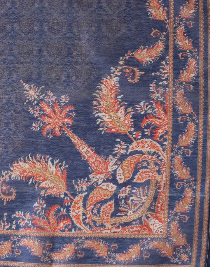 MBZ Meena Bazaar-Embroidered Chanderi Suit Set with Digital Printed Dupatta