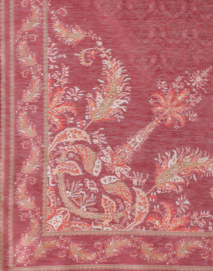 MBZ Meena Bazaar-Embroidered Chanderi Suit Set with Digital Printed Dupatta